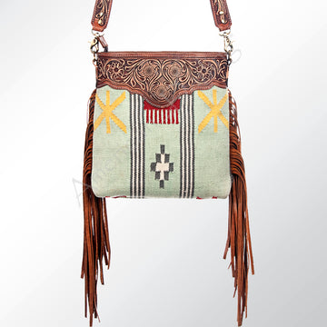 American Darling Cross Body Hand Tooled Saddle Blanket Genuine Leather Western Women Bag Handbag Purse | Crossbody for |Cute